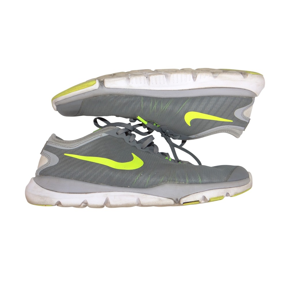 Nike Free Train Versatility Mens Grey Volt Training‎ Shoes 819026-003 Size 10